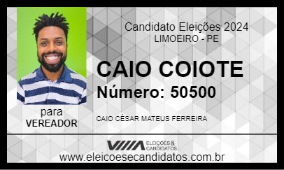 Candidato CAIO COIOTE 2024 - LIMOEIRO - Eleições