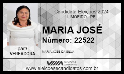 Candidato MARIA JOSÉ 2024 - LIMOEIRO - Eleições