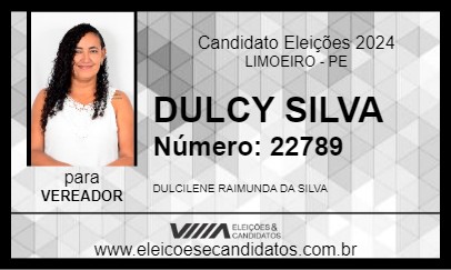 Candidato DULCY SILVA 2024 - LIMOEIRO - Eleições