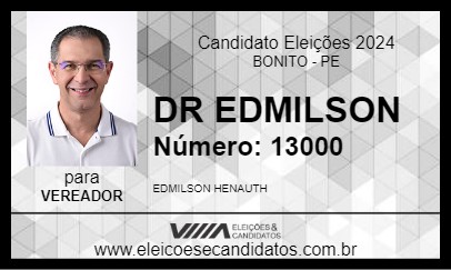 Candidato DR EDMILSON 2024 - BONITO - Eleições