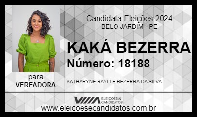 Candidato KAKÁ BEZERRA 2024 - BELO JARDIM - Eleições