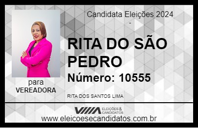 Candidato RITA DO SÃO PEDRO 2024 - BELO JARDIM - Eleições