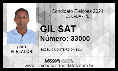 Candidato GIL SAT 2024 - ESCADA - Eleições