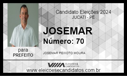 Candidato JOSEMAR 2024 - JUCATI - Eleições