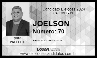 Candidato JOELSON 2024 - CALUMBI - Eleições