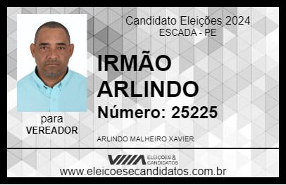 Candidato IRMÃO ARLINDO 2024 - ESCADA - Eleições