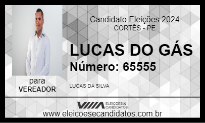 Candidato LUCAS DO GÁS 2024 - CORTÊS - Eleições