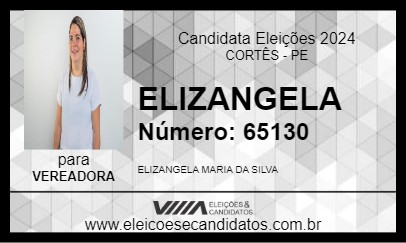 Candidato ELIZANGELA 2024 - CORTÊS - Eleições