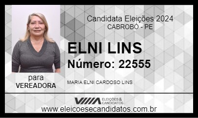 Candidato ELNI LINS 2024 - CABROBÓ - Eleições