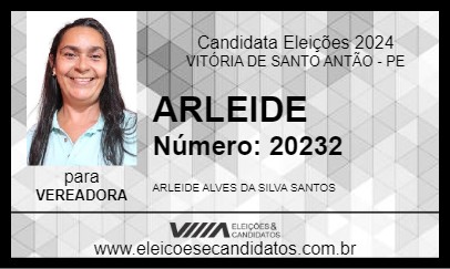 Candidato ARLEIDE 2024 - VITÓRIA DE SANTO ANTÃO - Eleições