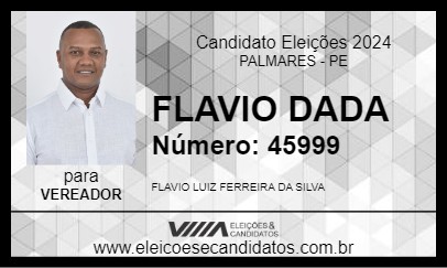 Candidato FLAVIO DADA 2024 - PALMARES - Eleições