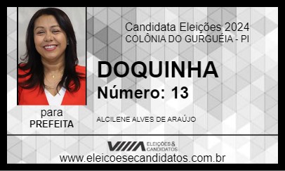 Candidato DOQUINHA 2024 - COLÔNIA DO GURGUÉIA - Eleições