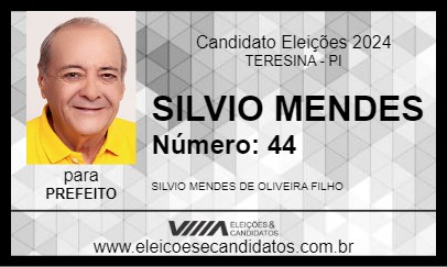 Candidato SILVIO MENDES 2024 - TERESINA - Eleições