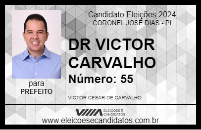 Candidato DR VICTOR CARVALHO 2024 - CORONEL JOSÉ DIAS - Eleições