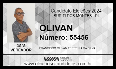 Candidato OLIVAN 2024 - BURITI DOS MONTES - Eleições