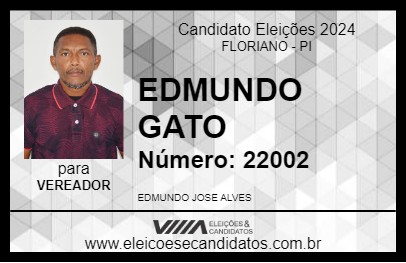 Candidato EDMUNDO GATO 2024 - FLORIANO - Eleições