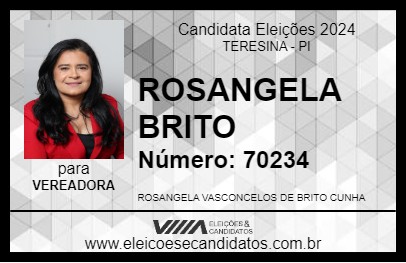 Candidato ROSANGELA BRITO 2024 - TERESINA - Eleições