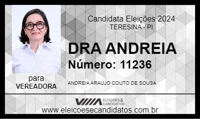 Candidato DRA  ANDREIA 2024 - TERESINA - Eleições