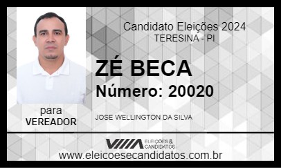 Candidato ZÉ BECA 2024 - TERESINA - Eleições