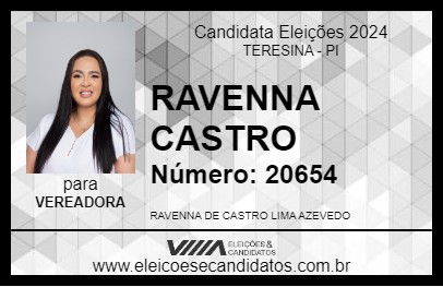 Candidato RAVENNA CASTRO 2024 - TERESINA - Eleições