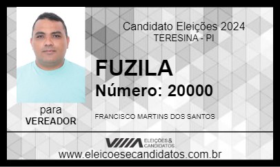 Candidato FUZILA 2024 - TERESINA - Eleições