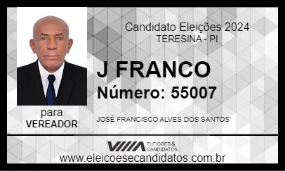 Candidato J FRANCO 2024 - TERESINA - Eleições