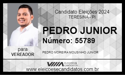 Candidato PEDRO JUNIOR 2024 - TERESINA - Eleições