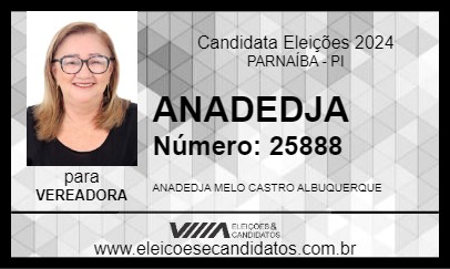 Candidato ANADEDJA 2024 - PARNAÍBA - Eleições