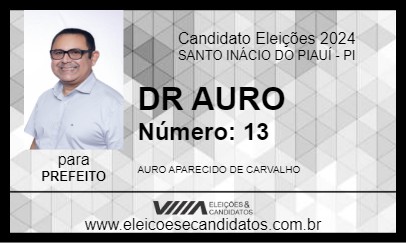 Candidato DR AURO 2024 - SANTO INÁCIO DO PIAUÍ - Eleições