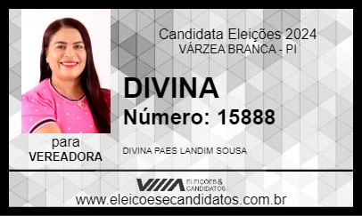 Candidato DIVINA 2024 - VÁRZEA BRANCA - Eleições