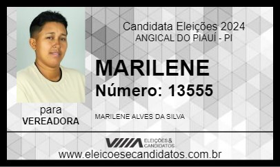 Candidato MARILENE 2024 - ANGICAL DO PIAUÍ - Eleições