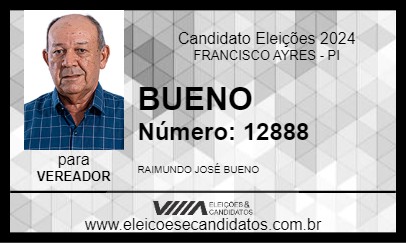 Candidato BUENO 2024 - FRANCISCO AYRES - Eleições