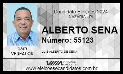 Candidato ALBERTO SENA 2024 - NAZÁRIA - Eleições