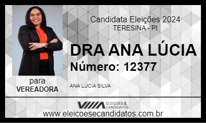 Candidato DRA ANA LÚCIA 2024 - TERESINA - Eleições