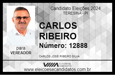 Candidato CARLOS RIBEIRO 2024 - TERESINA - Eleições