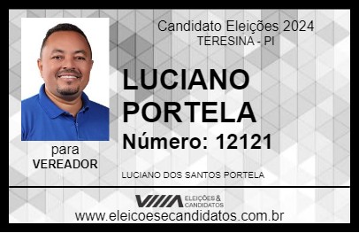 Candidato LUCIANO PORTELA 2024 - TERESINA - Eleições