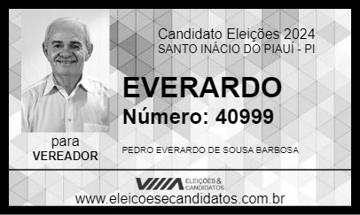 Candidato EVERARDO 2024 - SANTO INÁCIO DO PIAUÍ - Eleições