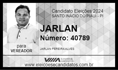 Candidato JARLAN 2024 - SANTO INÁCIO DO PIAUÍ - Eleições