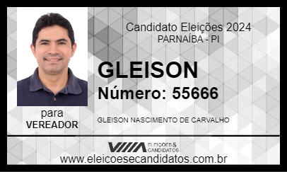 Candidato GLEISON 2024 - PARNAÍBA - Eleições