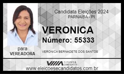 Candidato VERONICA 2024 - PARNAÍBA - Eleições