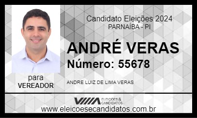 Candidato ANDRÉ VERAS 2024 - PARNAÍBA - Eleições