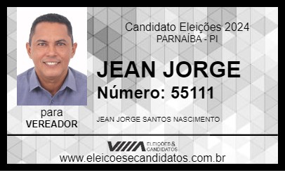 Candidato JEAN JORGE 2024 - PARNAÍBA - Eleições