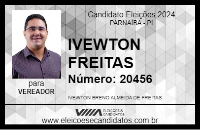 Candidato IVEWTON FREITAS 2024 - PARNAÍBA - Eleições