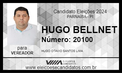 Candidato HUGO BELLNET 2024 - PARNAÍBA - Eleições