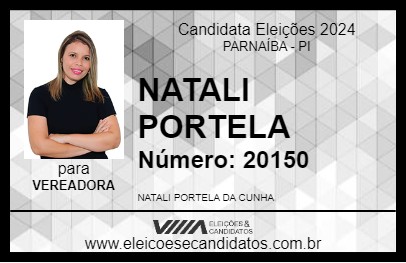 Candidato NATALI PORTELA 2024 - PARNAÍBA - Eleições