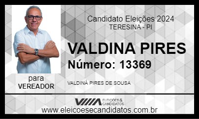 Candidato VALDINA PIRES 2024 - TERESINA - Eleições