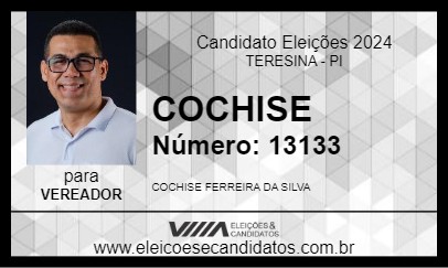 Candidato COCHISE 2024 - TERESINA - Eleições