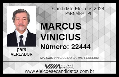 Candidato MARCUS VINICIUS 2024 - PARNAÍBA - Eleições