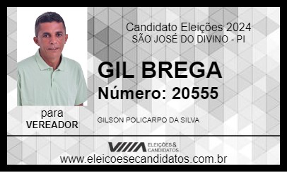 Candidato GIL BREGA 2024 - SÃO JOSÉ DO DIVINO - Eleições