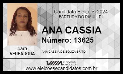 Candidato ANA CASSIA 2024 - FARTURA DO PIAUÍ - Eleições